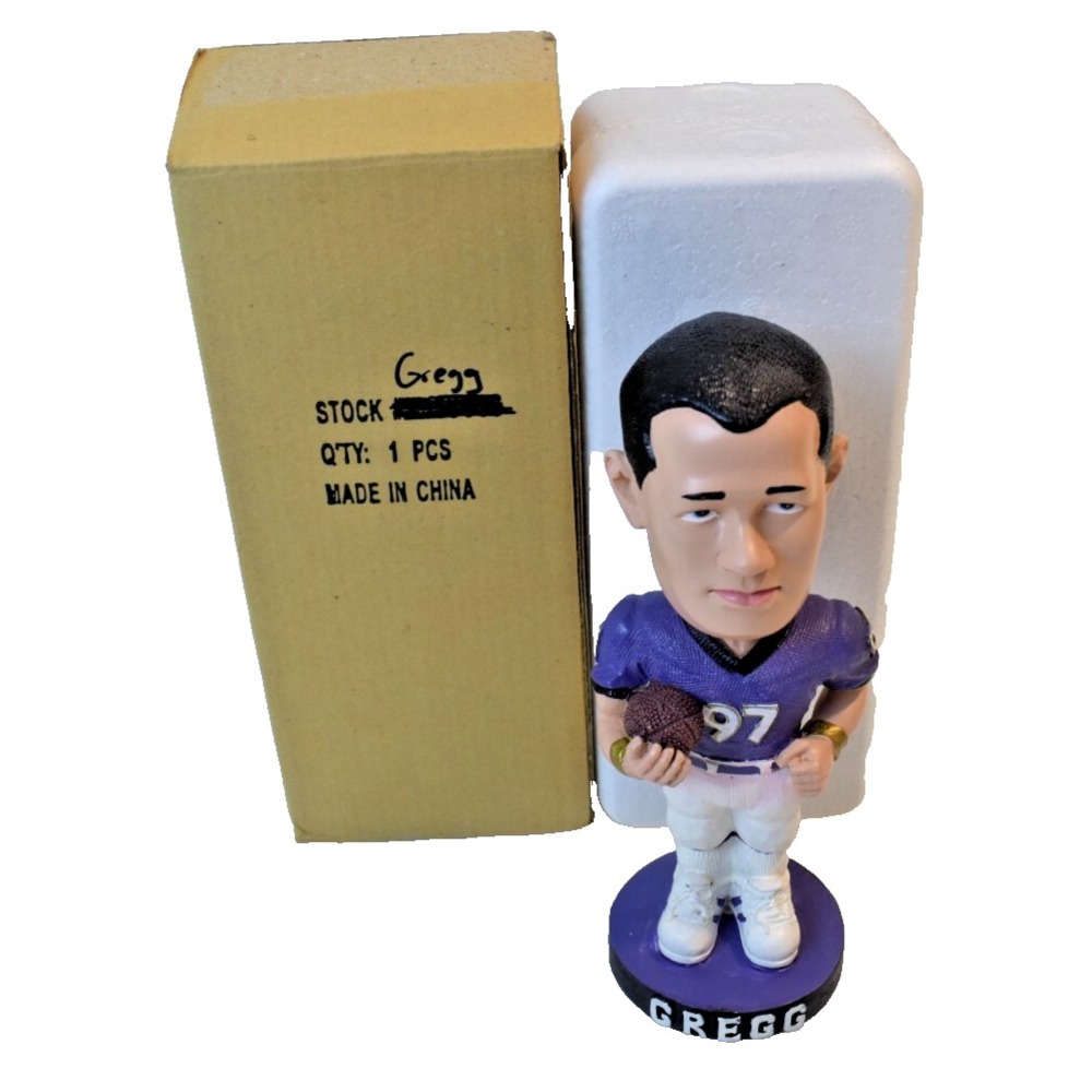 Kelly Gregg Bobblehead #97  Baltimore Ravens NFL Football Tackle w/ Box